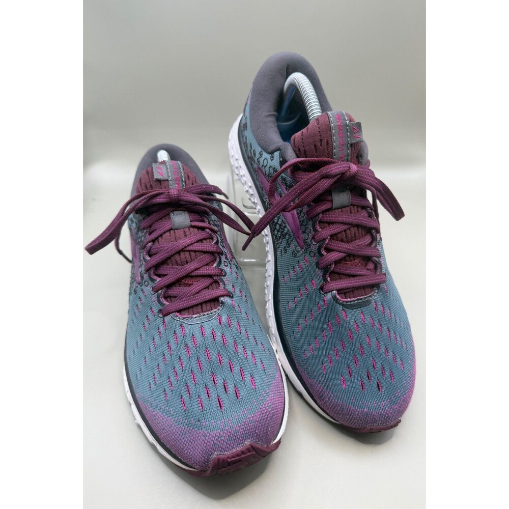 Brooks Glycerin 17 Womens Size 10.5 Running Shoes Sneakers Purple Gray White